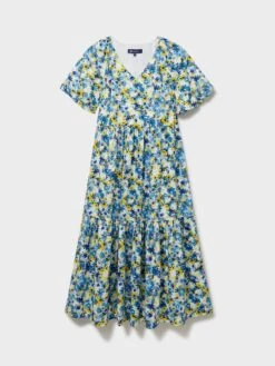 Crew Clothing Irene Dress - Blue -Modish Muse VID0P SQ4 0000000020 BLUE MDd