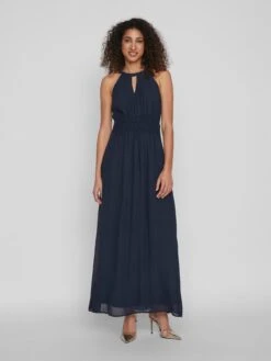 Vila Vimilina Halterneck Maxi Dress - Navy -Modish Muse VIKJG SQ3 0000000048 NAVY MDo