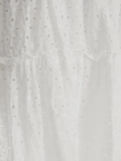 Quiz Broderie Bardot Mini Dress - White -Modish Muse VJ93K SQ6 0000000013 WHITE MDd2