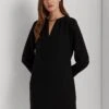 Lauren By Ralph Lauren Botley-long Sleeve-day Dress - Black -Modish Muse VJF3U SQ1 0000000004 BLACK MDf