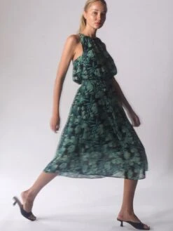 Religion Halterneck Destiny Midi Dress - Green -Modish Muse VJWOY SQ4 0000000047 GREEN MDd