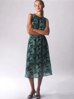 Religion Halterneck Destiny Midi Dress - Green -Modish Muse VJWOY SQ5 0000000047 GREEN MDd1