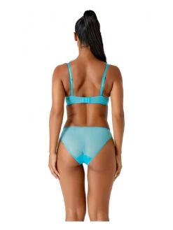 Gossard Glossies Lace Sheer Bra -Modish Muse VK4HF SQ2 0000000150 LIGHT BLUE MDb