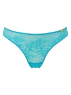 Gossard Glossies Lace Sheer Brief -Modish Muse VK4HI SQ4 0000000150 LIGHT BLUE MDd