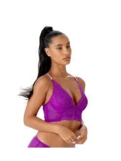Gossard Superboost Lace Non Padded Deep V-neck Bralet -Modish Muse VK4J1 SQ4 0000000039 PURPLE MDd