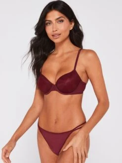 Calvin Klein Sheer Light Lined Bra - Purple -Modish Muse VKHJC SQ3 0000000039 PURPLE MDo