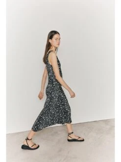 Ghost Palm Dress - Black -Modish Muse VKUVZ SQ4 0000000004 BLACK MDd