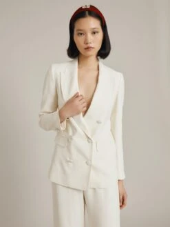 Ghost Viola Jacket - White -Modish Muse VKUXD SQ4 0000000013 WHITE MDd