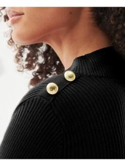 Barbour International Enfield Knitted Dress - Black -Modish Muse VL0L3 SQ5 0000000004 BLACK MDd1