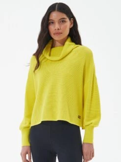 Barbour International Parade Knitted Jumper - Yellow