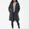 Barbour International Peaty Showerproof Coat - Black -Modish Muse VL0O8 SQ1 0000000004 BLACK MDf
