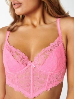 Boux Avenue Hadly Longline Bra - Pink -Modish Muse VL6RA SQ4 0000000063 PINK MDd