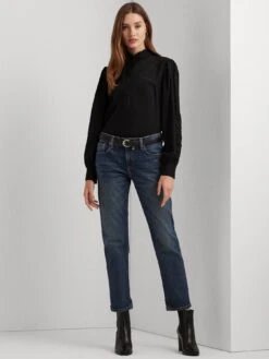 Lauren By Ralph Lauren Lavan-long Sleeve-pullover - Black -Modish Muse VL9IP SQ3 0000000004 BLACK MDo