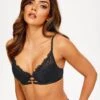 Ann Summers Bras Astral Padded Plunge Bra - Black -Modish Muse VLEX4 SQ1 0000000004 BLACK MDf