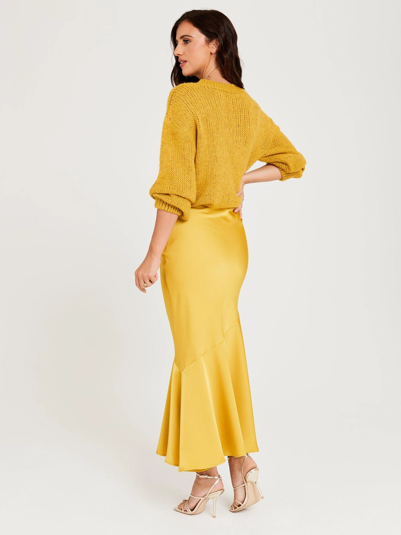 Lucy Mecklenburgh Chartreuse Knit Jumper - Chartreuse 4 Lucy Mecklenburgh Chartreuse Knit Jumper - Chartreuse - Image 2