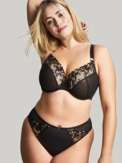 Sculptresse Nova Plunge Bra - Black