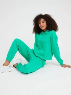 PIECES Chilli High Waist Sweat Pant - Green -Modish Muse VLKJN SQ4 0000000047 GREEN MDd