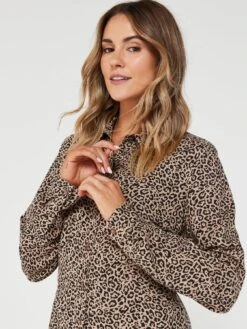 PIECES Nova Long Sleeve Midi Dress -multi -Modish Muse VLKK3 SQ4 0000000029 MULTI MDd