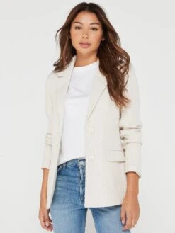 Vila Emmi Boucle Blazer - Cream