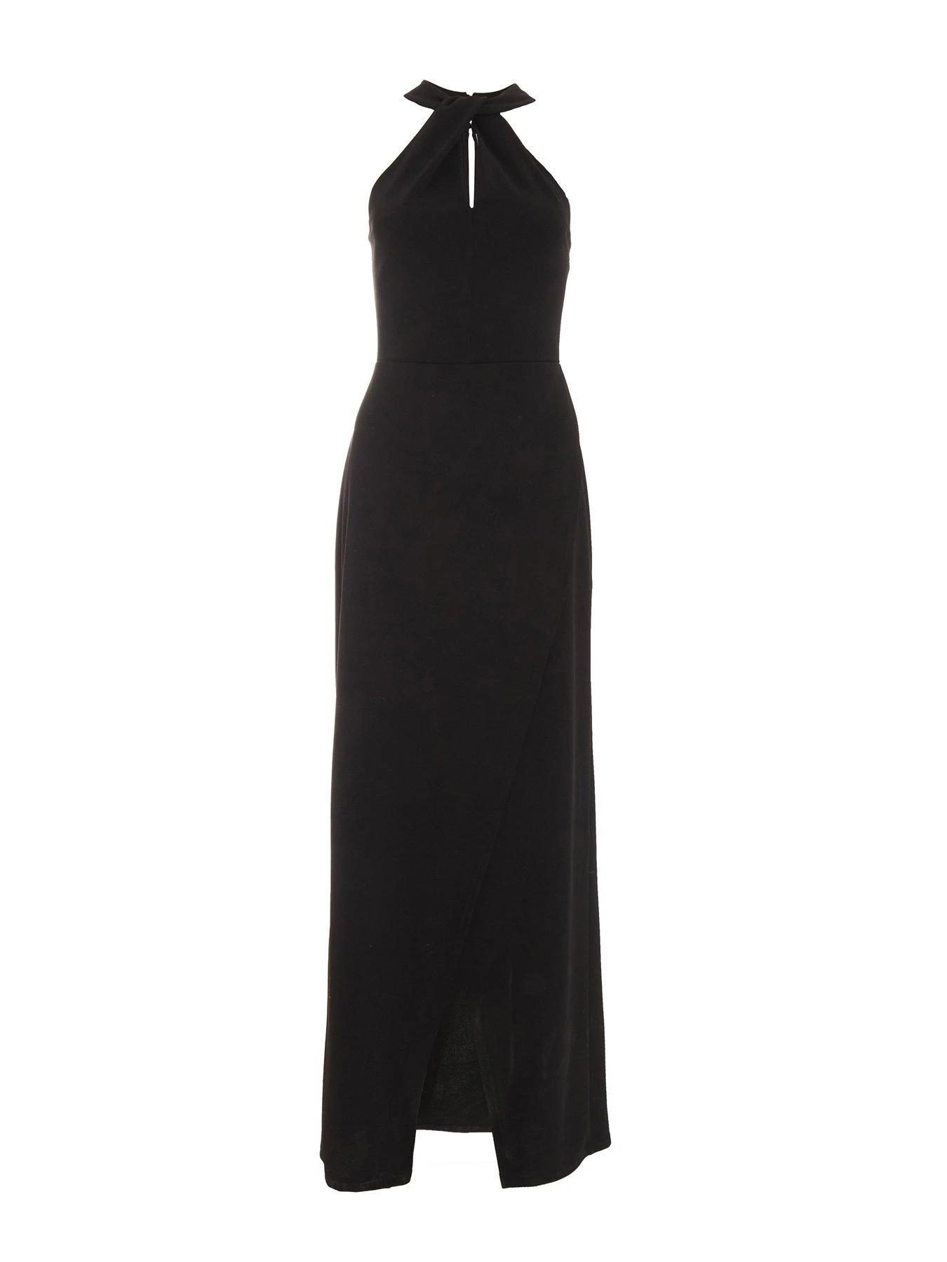 Quiz Black Cross Front Maxi Dress 6 Quiz Black Cross Front Maxi Dress - Image 4