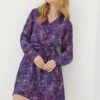 FatFace Charlie Spot Shirt Dress - Navy -Modish Muse VM0W6 SQ1 0000000048 NAVY MDf