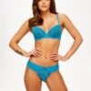 Ann Summers Sexy Lace Planet Brazilian Teal/Navy -Modish Muse VM2JK SQ1 0000000188 BRIGHT GREEN MDf