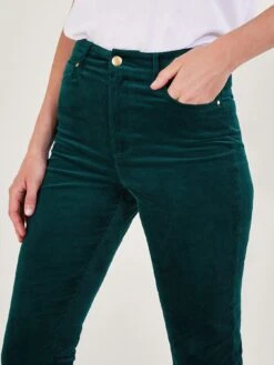 Monsoon Astrid Cord Trousers - Blue -Modish Muse VM7B4 SQ5 0000000020 BLUE MDd1