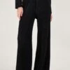 Monsoon Peta Plisse Trouser - Black -Modish Muse VM7KO SQ1 0000000004 BLACK MDf