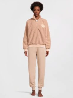 Emporio Armani Bodywear Cozy Teddy Cuffed Jogger - Brown -Modish Muse VMC3N SQ2 0000000143 BROWN MDo