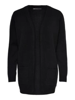 Only Lesly Open Cardigan - Black -Modish Muse VMD8V SQ5 0000000004 BLACK MDd1