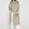 Only New Tamara Long Quilted Coat - Beige -Modish Muse VMD9B SQ1 0000000108 BEIGE MDf