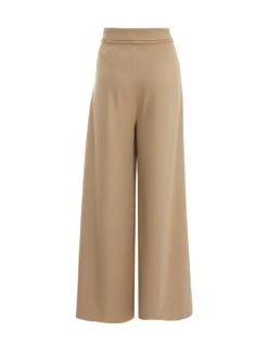 Quiz Stone High Waisted Wide Leg Trousers -Modish Muse VMLVJ SQ5 0000000003 NATURAL MDd1