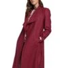 Ted Baker Roseane Wrap Coat With Shoulder Panels - Pink