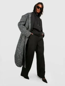 Boohoo Wide Leg Tailored Trouser - Black -Modish Muse VMZ3U SQ3 0000000004 BLACK MDo