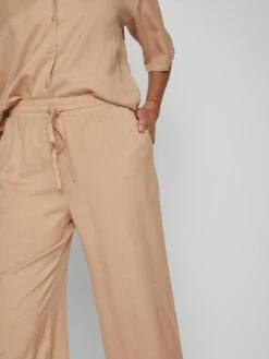 Vila Pricil Pant - Beige -Modish Muse VNE5U SQ4 0000000108 BEIGE MDd