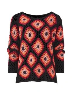 Joe Browns Crochet Jumper - Orange -Modish Muse VNE6H SQ3 0000000198 ORANGE MDo