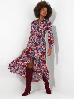 Joe Browns Oh So Unique Printed Dress - Multi