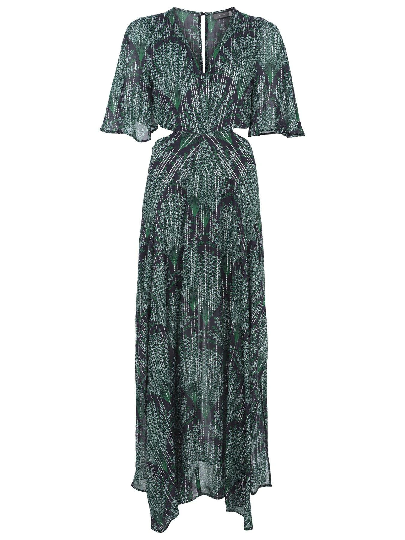 Mint Velvet Lexi Print Cut Out Maxi Dress 6 Mint Velvet Lexi Print Cut Out Maxi Dress - Image 4