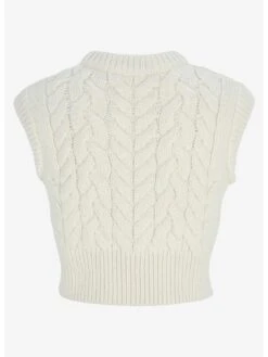 Mint Velvet Cable Tabard -Modish Muse VNMGG SQ5 0000000067 CREAM MDd1