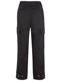 Mint Velvet Black Lux Cargo Trouser -Modish Muse VNMIM SQ2 0000000004 BLACK MDb