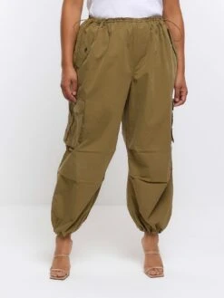 RI Plus Plus Cargo Parachute Trouser - Khaki