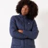 Crew Clothing Lightweight Nylon Quilted Jacket - Navy