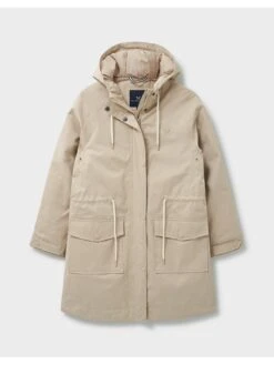 Crew Clothing Lina Waterproof Jacket - Beige -Modish Muse VNT8L SQ3 0000000108 BEIGE MDo