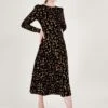 Monsoon Arwen Animal Sequin Dress -Modish Muse VO5JN SQ1 0000000004 BLACK MDf