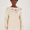 Monsoon Serenity Star Jumper 2 Monsoon Serenity Star Jumper -Modish Muse VO5KM SQ1 0000000013 WHITE MDf