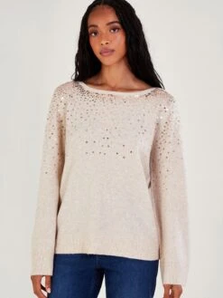 Monsoon Serena Sequin Jumper