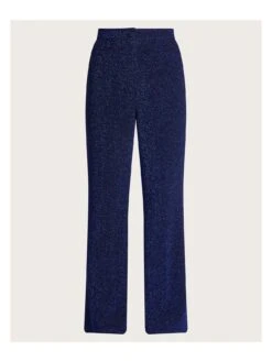 Monsoon Tessa Tinsel Trousers -Modish Muse VO5NU SQ4 0000000048 NAVY MDd