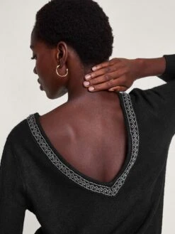 Monsoon Bonita Bead Jumper -Modish Muse VO5O5 SQ4 0000000047 GREEN MDd