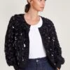 Monsoon Sienna Sequin Cardi -Modish Muse VO5RD SQ1 0000000004 BLACK MDf