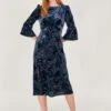 Monsoon Serenity Velvet Dress 2 Monsoon Serenity Velvet Dress -Modish Muse VO5RW SQ1 0000000004 BLACK MDf